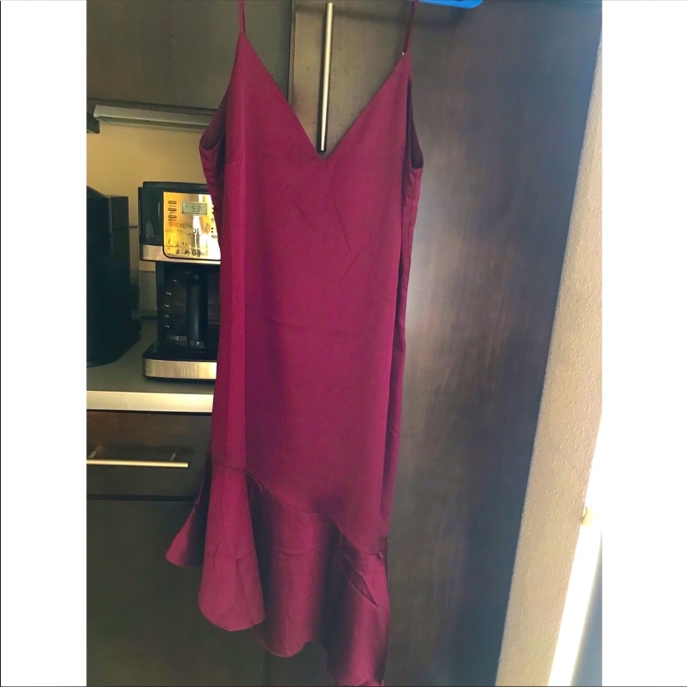 Wine-colored dress ♥️
